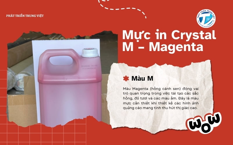 Mực crystal màu M